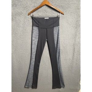 Lululemon Barre Pulse Pant (Tall) Flare Legging in Black / Slub Denim Black - 6